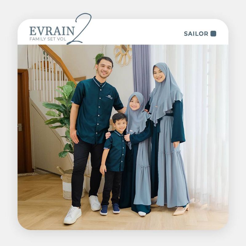 Ready Gamis Evrain by Shieraki / Gamis Couple Lebaran