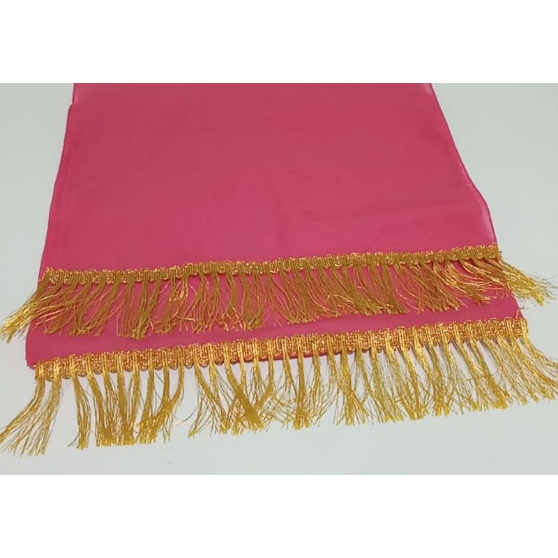 Selendang/Sampur Tari Anak 2Meter-Pink tua