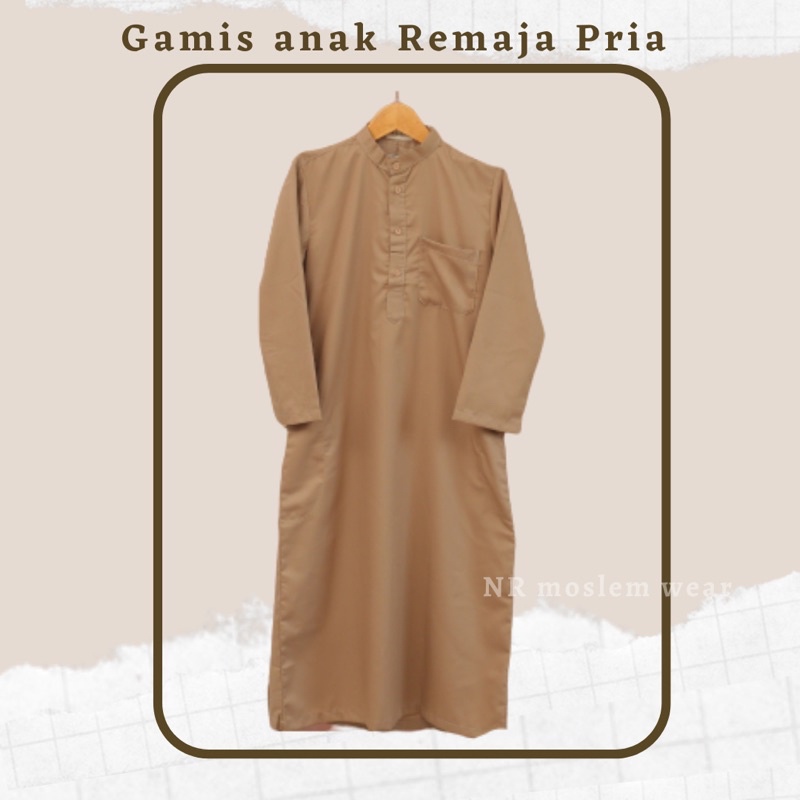 JUBAH ANAK LAKI-LAKI , GAMIS PRIA REMAJA , BAJU KOKO JUBAH SD-SMP-SMA ( TYB 03 )