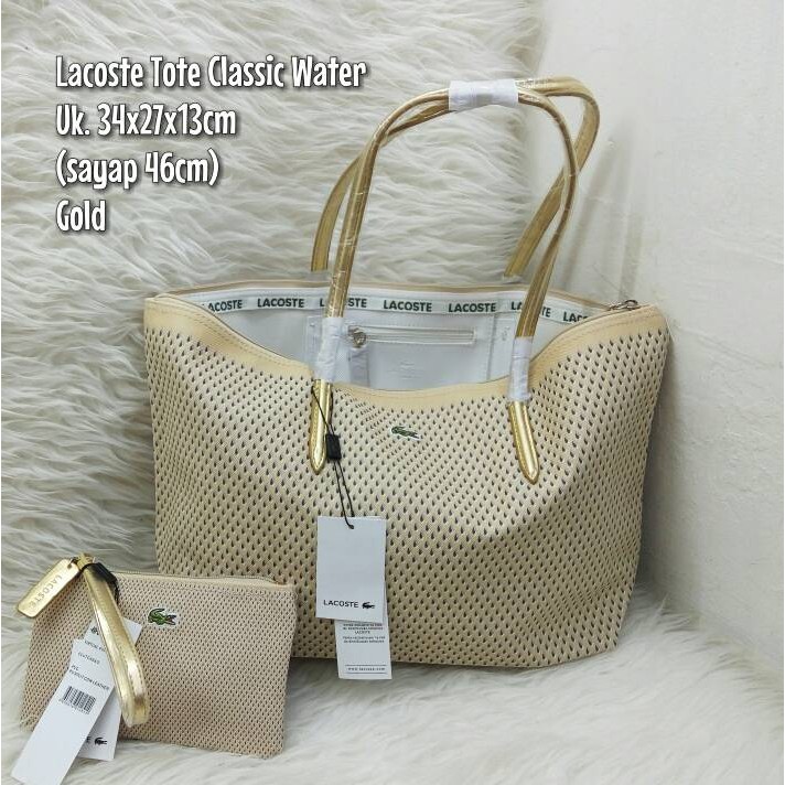 TAS LACOSTE TOTE CLASSIC WATER SET DOMPET