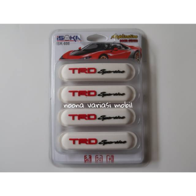 doorguard karet pelindung pintu mobil toyota avanza putih