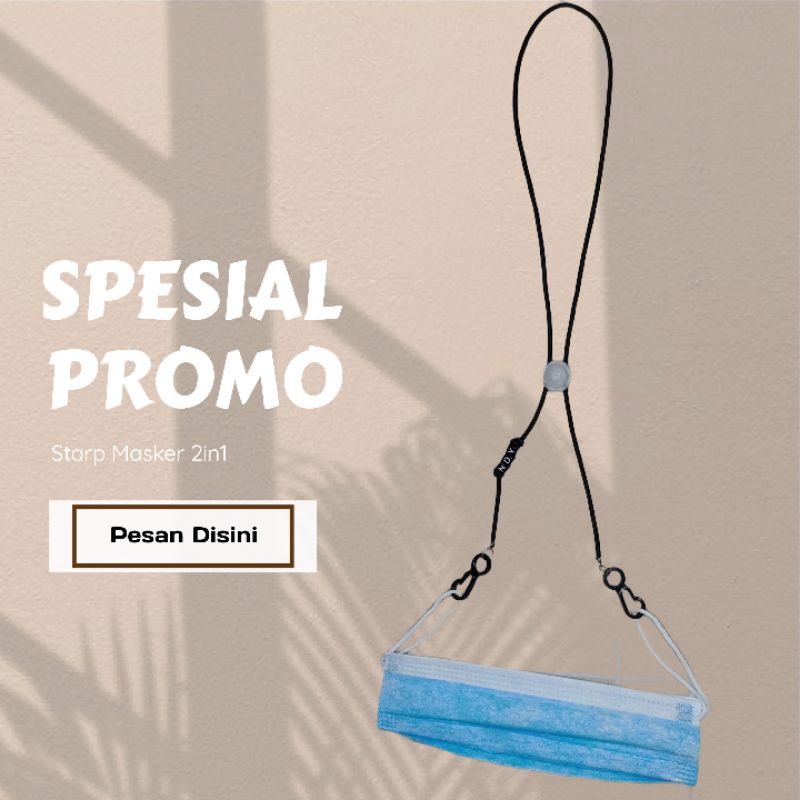 (ready stok) starp masker 2in1 hijab kekinian terbaru termurah