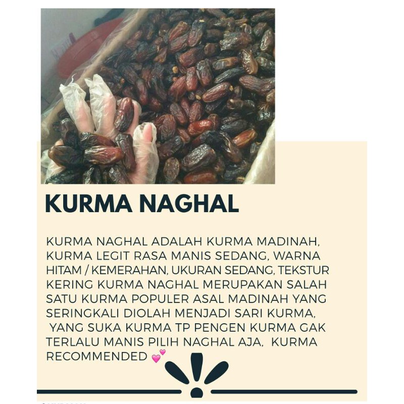 

KURMA / KURMA MADINAH (NAGHAL)