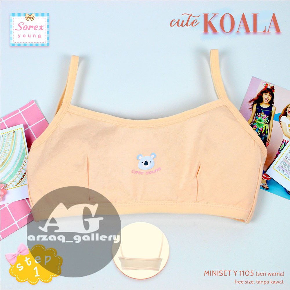 3pc - Sorex Cute Koala Miniset Step 1 art Y 1105 | Miniset Remaja | Miniset Anak | Pakaian Dalam Anak |