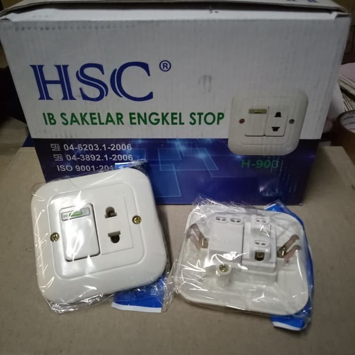 Saklar engkel Stop Engkel Stop IB inbow Radium Putih  HSC 903