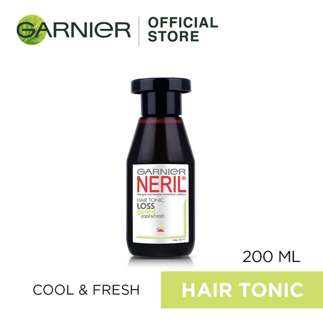 Garnier Neril Hair Tonic Loss Guard Cool & Fresh Hair Care - 200 ml (Perawatan Rambut Rontok)-2