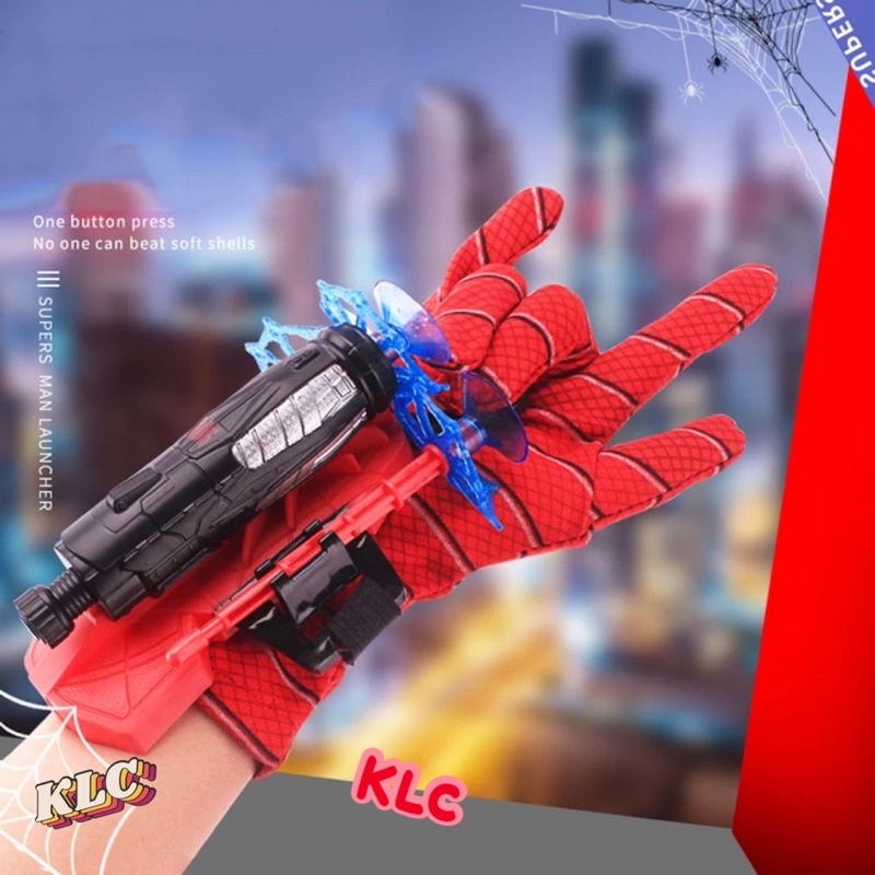 Mainan Anak Set Sarung Tangan Spiderman Avengers  / Hero Spiderman Avengers