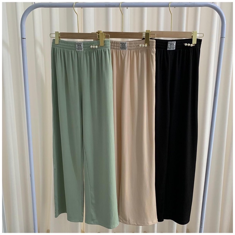 [LUXE.DLABEL] - D56 Pants [Celana Panjang Wanita Kulot Wanita Celana kulot wanita premium BKK Kulot Highwaist Wanita Import Premium Quality ]