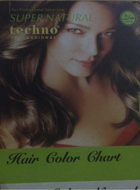 Techno halal professional cat rambut  pewarna rambut 100 ml