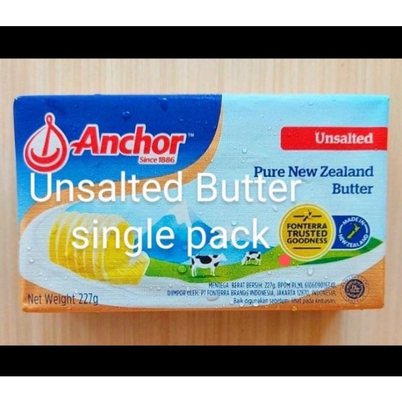 Anchor dan Elle Vire Canola Unsalted Butter Lemak Tambahan MPASI Bayi