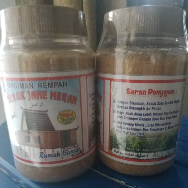 

Serbuk Jahe Merah 200 g