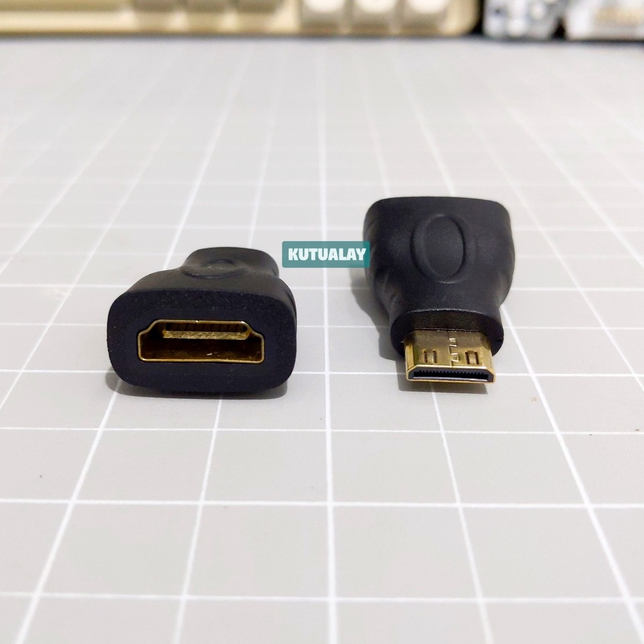 Konverter Mini HDMI to HDMI Converter Connector Konektor