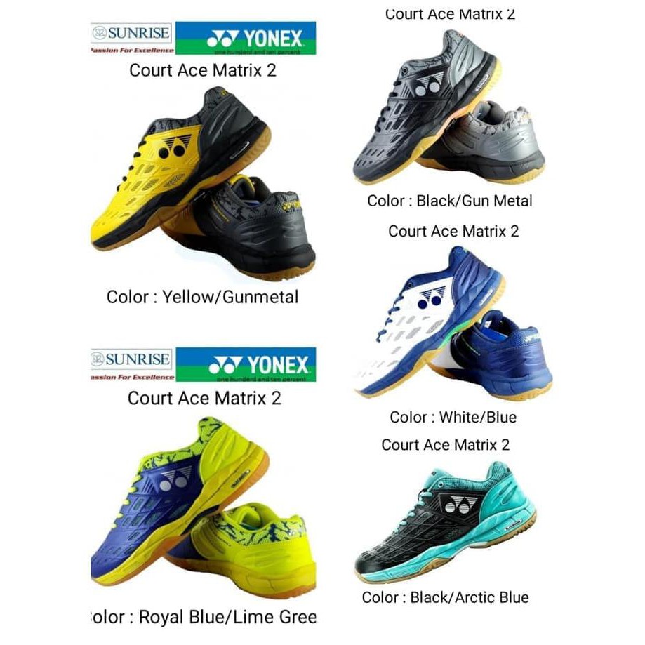 BI9 SALE SEPATU BADMINTON - YONEX COURT ACE MATRIX 2 - ORIGINAL SDWD