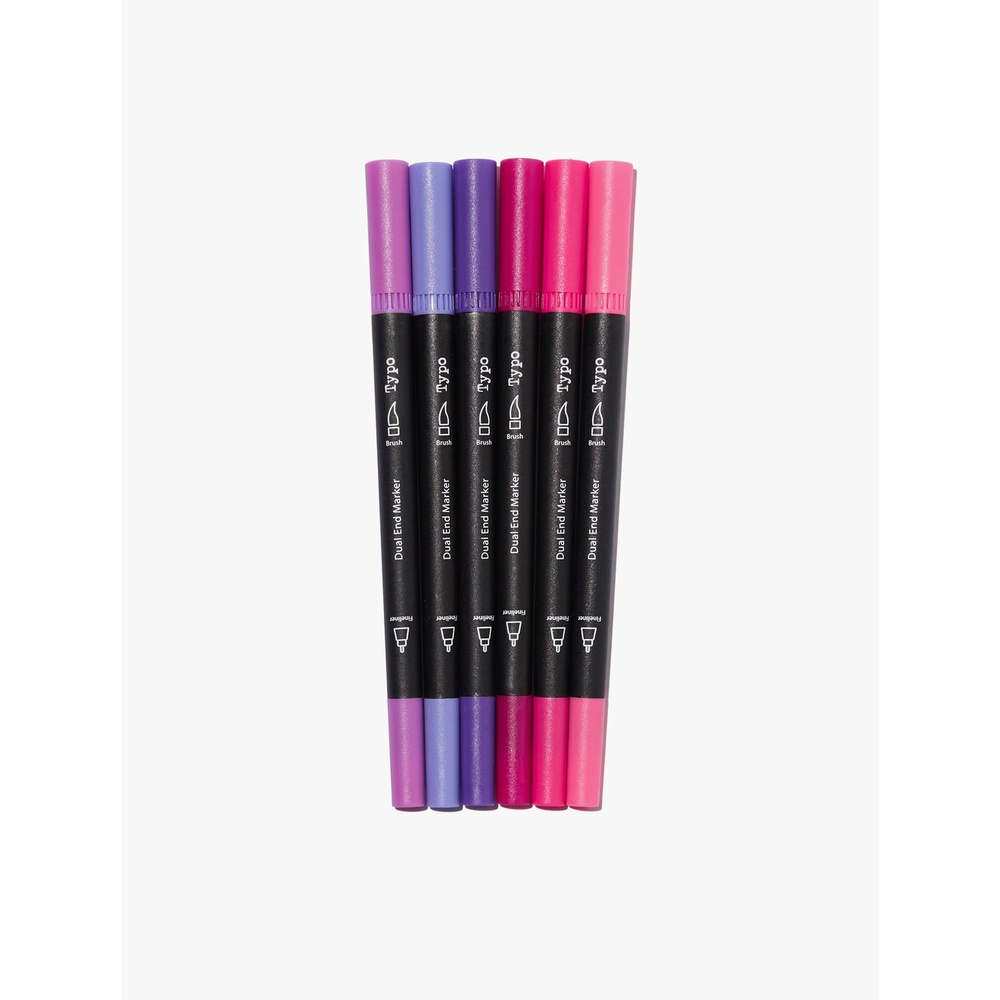 

Typo - Dual Markers 6Pk