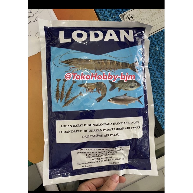 Lodan 500gr - lodan ikan udang - suplemen mempercepat pertumbuhan ikan udang tambak