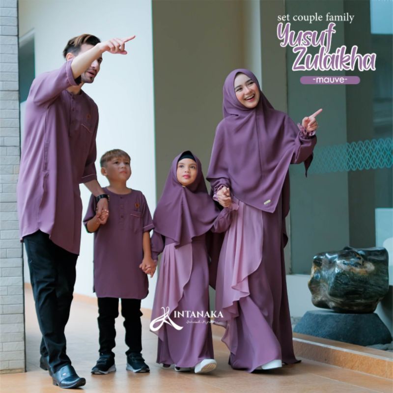 YUSUF ZULAIKHA SARIMBIT SERIES KEMBARAN KELUARGA LEBARAN IDUL FITRI GAMIS ABAYA KOKO ANAK TERBARU WA