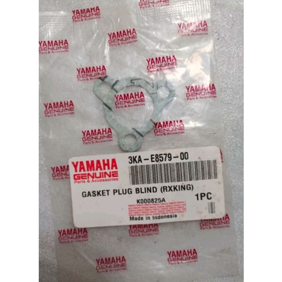 PACKING GASKET PLUG BLIND PLASTIK DRUM OPERAN RXKING RX KING RXK RXS YT RX100 ORI ASLI ORIGINAL YAMA