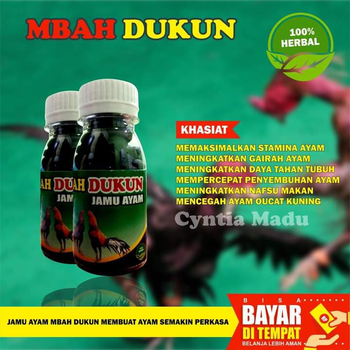 

ISI 100 BUTIRAN BESAR Jamu Ayam MBAH DUKUN - SETAN-BOOSTER-MBAH JOYO-KAMLANG-LAGA BERLAGA-JALU AJI G