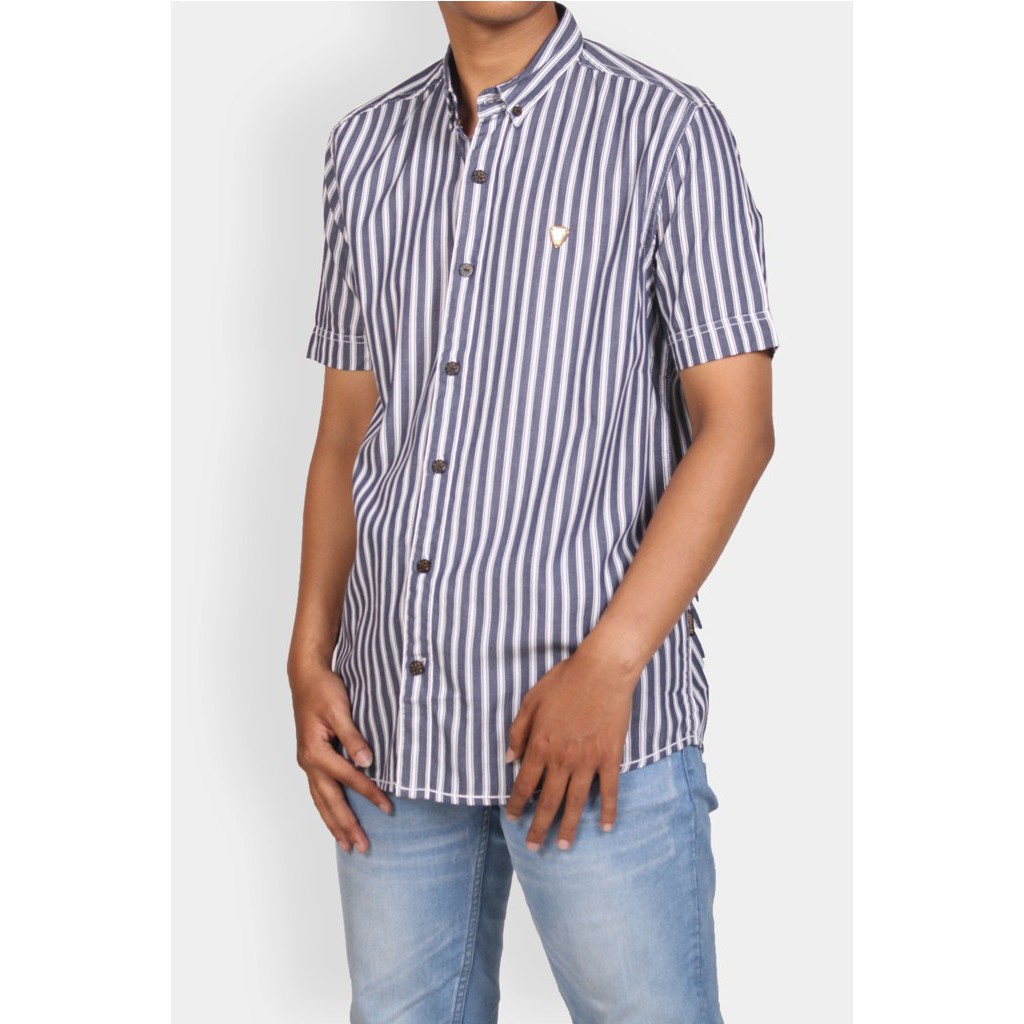 Emba Jeans-Jonas Gold Kemeja Pria Warna navy