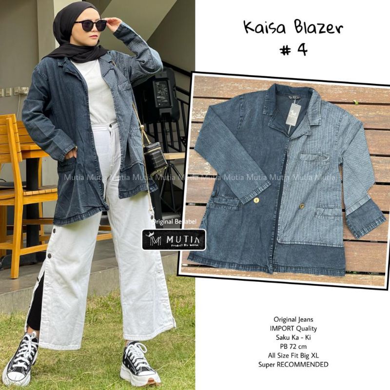 kaisa blazer #4 blazer jeans by mutia