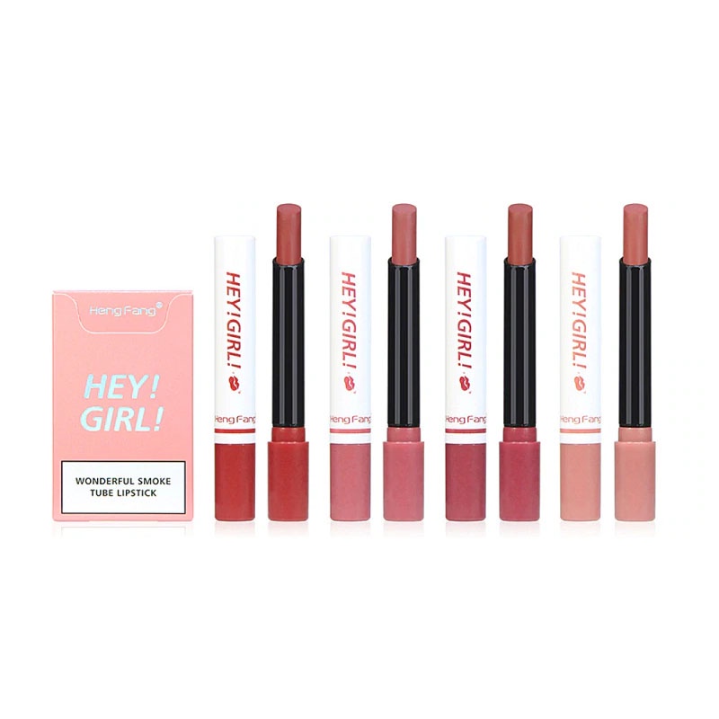 SHINE STAR - [ Dapat 4 Warna ] HENGFANG Lipstik Hey Girl Matte Tahan Lama