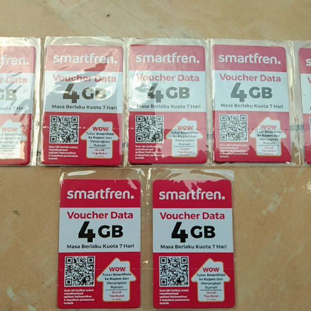 Vocher smartfren 4gb