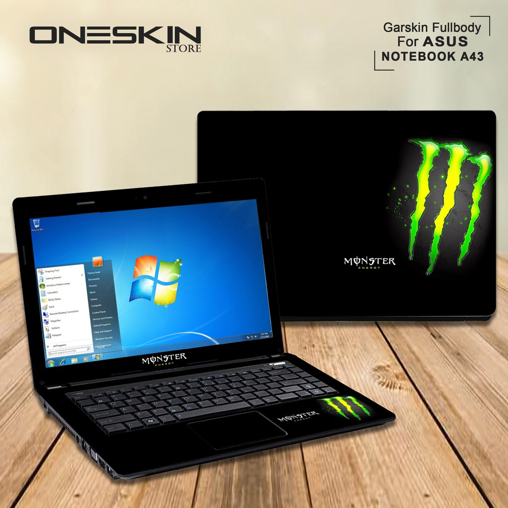 Garskin Laptop Cover Asus A43SA-VX071D A43SA-VX090D A43SJ-VX643R Fullbody