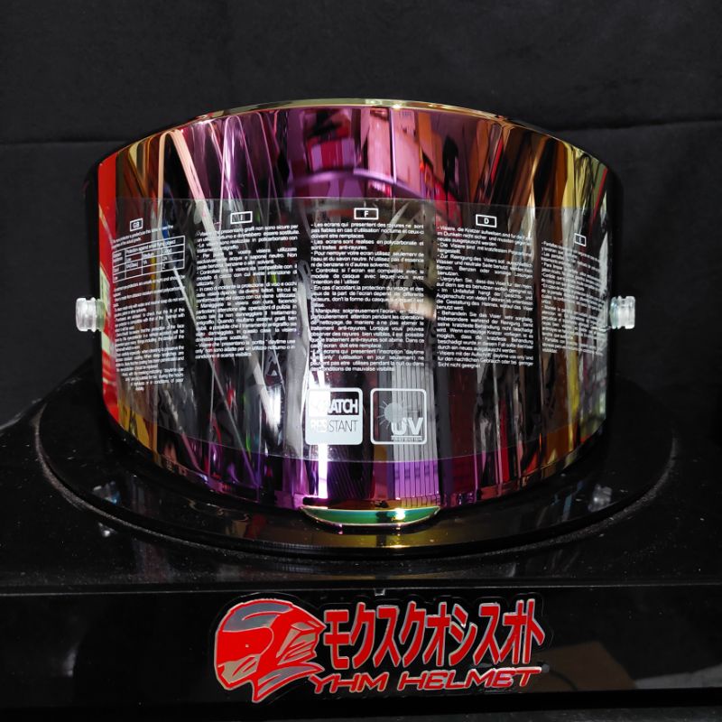 Visor KYT tt Course Iridium all merk visor kyt tt course iridium kaca helm kyt tt Course