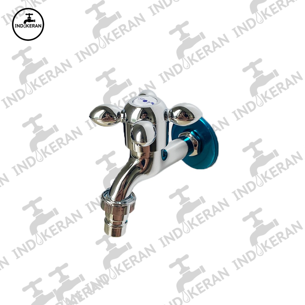 INDOKERAN - Kran Tembok - Chrome - 1/2 Inch - High Quality
