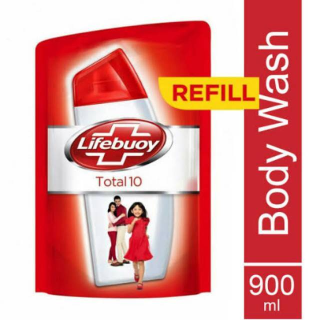 900ml Sabun Cair Lifebuoy Total 10 / Lifboy Merah / Lifbuoy Antibacterial / Lifeboy Anti bakteri