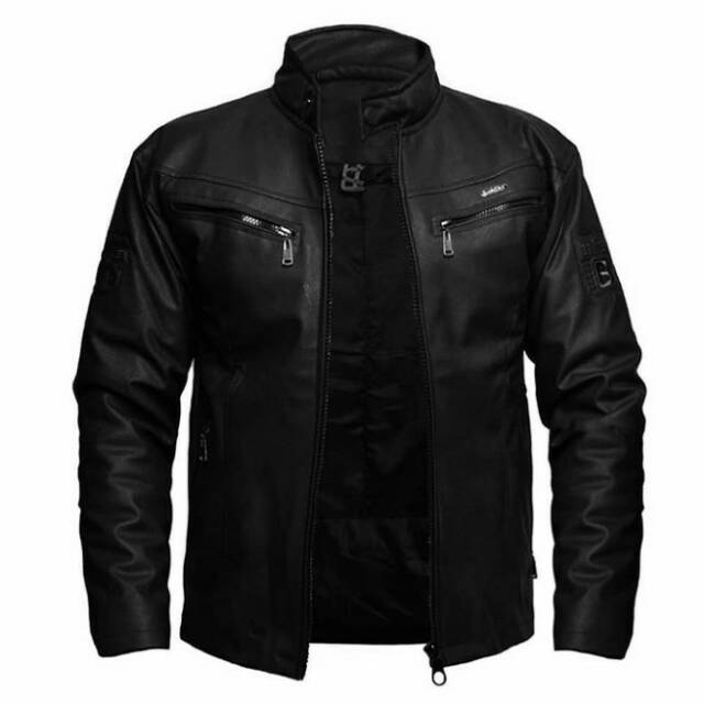 Jaket motor semi kulit pria bankers BKR 006 || Jaket Bikers Touring Bandung Keren || Bankers Jaket S