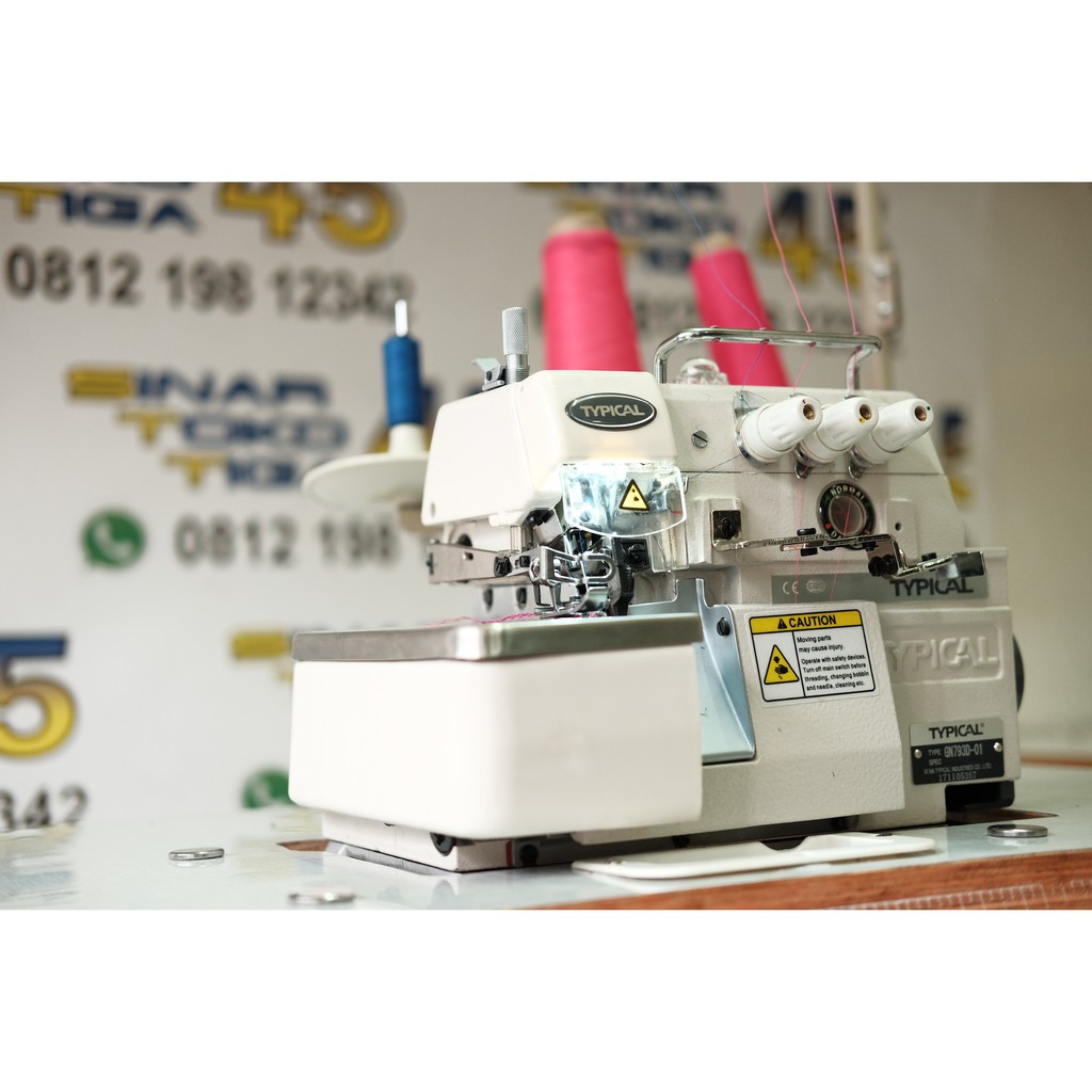 TYPICAL NECI GN 793D SERVO MESIN JAHIT TEPI HIJAB KERUDUNG NECCI GN793D GN 793 D HIGH SPEED KONVEKSI