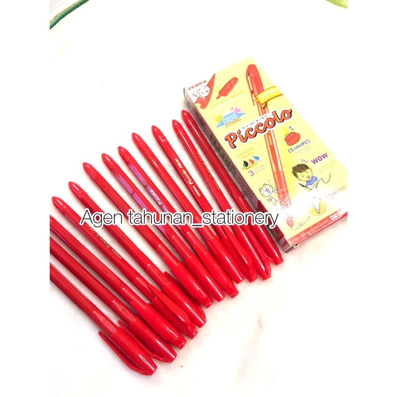 

Pulpen piccolo merah/Pulpen zebra 0,7mm