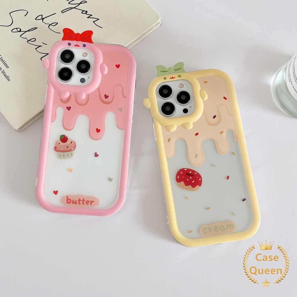 Soft Case Desain Kartun Monster Es Krim Donat Kue Anti Jatuh Untuk IPhone 11 XR 13 12 11 Pro MAX 7 8 6 6S Plus X XS MAX SE 2020