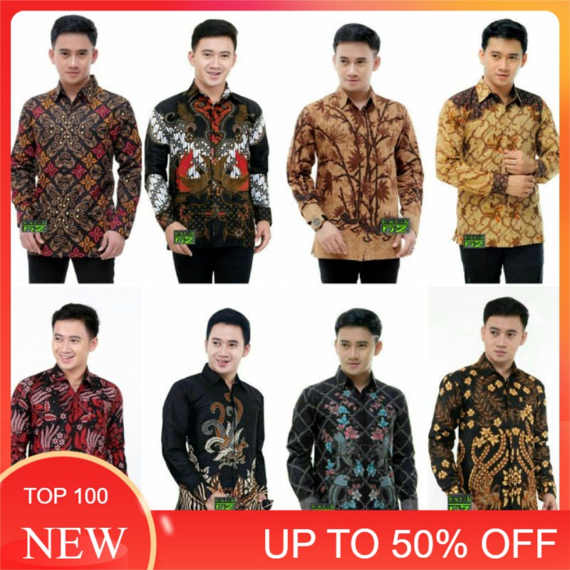 [12.12] Baju Batik Pria Gus Azmi Syubbanul Muslimin Batik Katun Halus Hadroh Azzahir Hilwa Ala Santri Modern