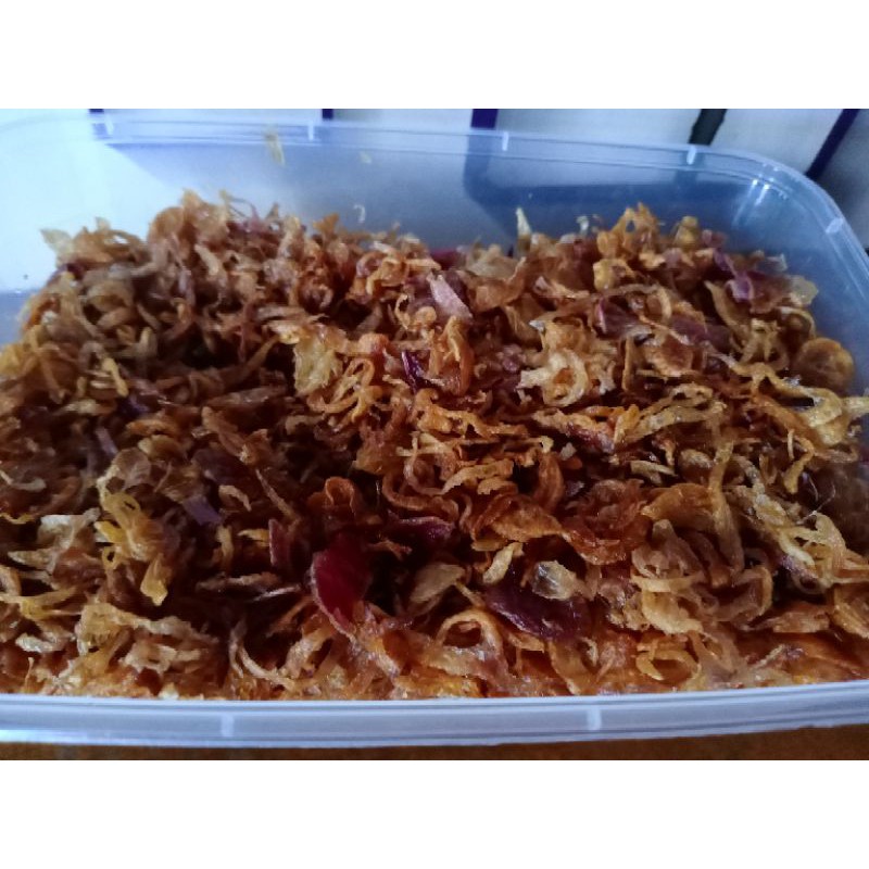 

bawang goreng kriuk/kg ( tanpa pengawet)