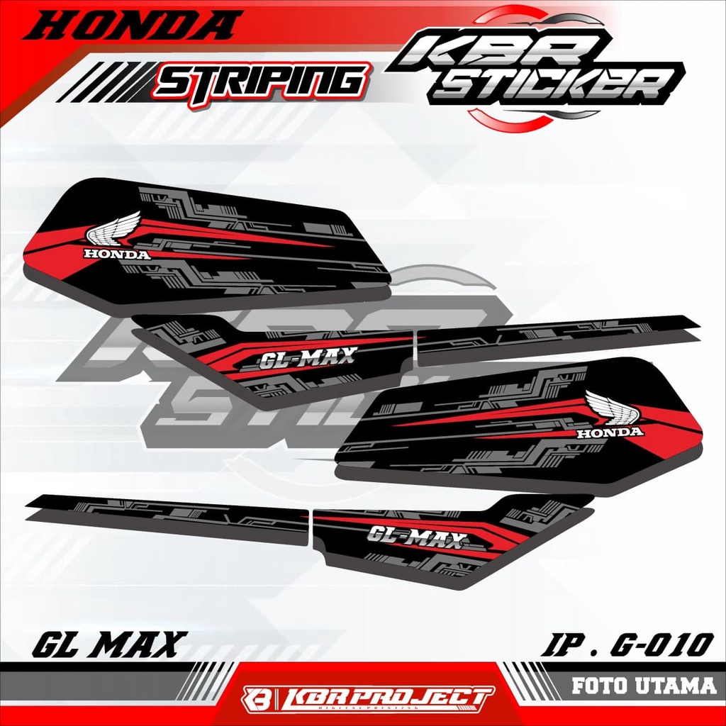GL MAX (COD) STICKER STRIPING MOTOR GL MAX.10