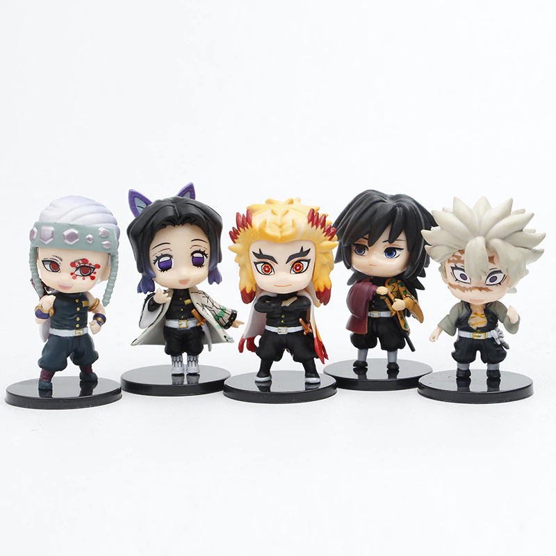 Figure Demon Slayer Pilar Kimetsu No Yaiba set 5