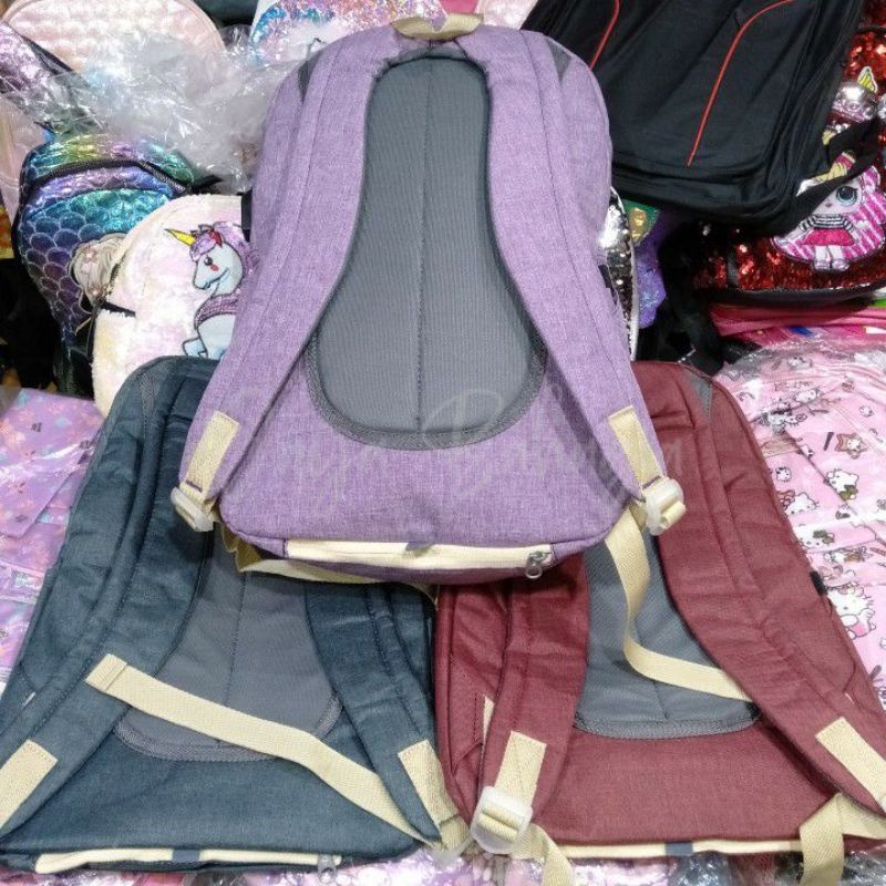 Ransel Laptop USB Wanita Tamiko Tas Sekolah Anak Perempuan Remaja Abg