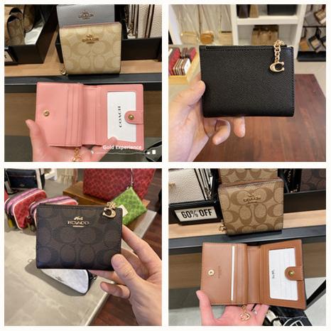 Coach Dompet wanita Lipat Coach wallet Tas Wanita Coach Clutch Wanita