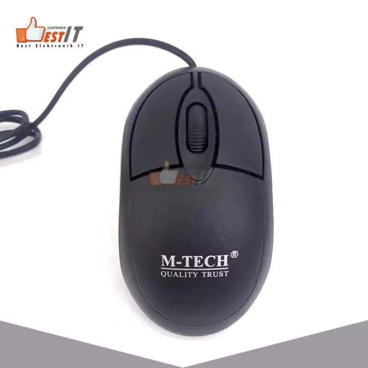 Mouse USB Kabel Standar Hitam M-Tech