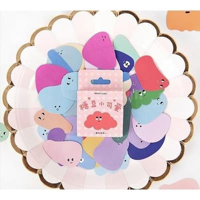 Label Sticker - Colorful Cute Buble (46pcs)