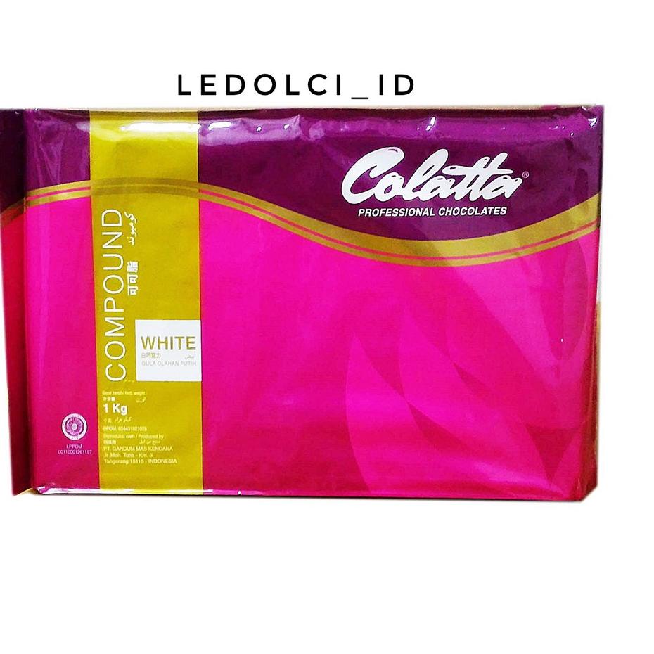 

Miliki - TERMURAH COLATTA WHITE CHOCOLATE COMPOUND COKLAT PUTIH MASAK 1 KG