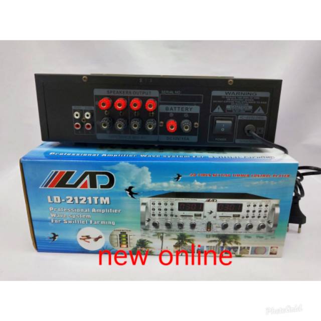 Amplie walet LAD LD2121TM 4 channel timer