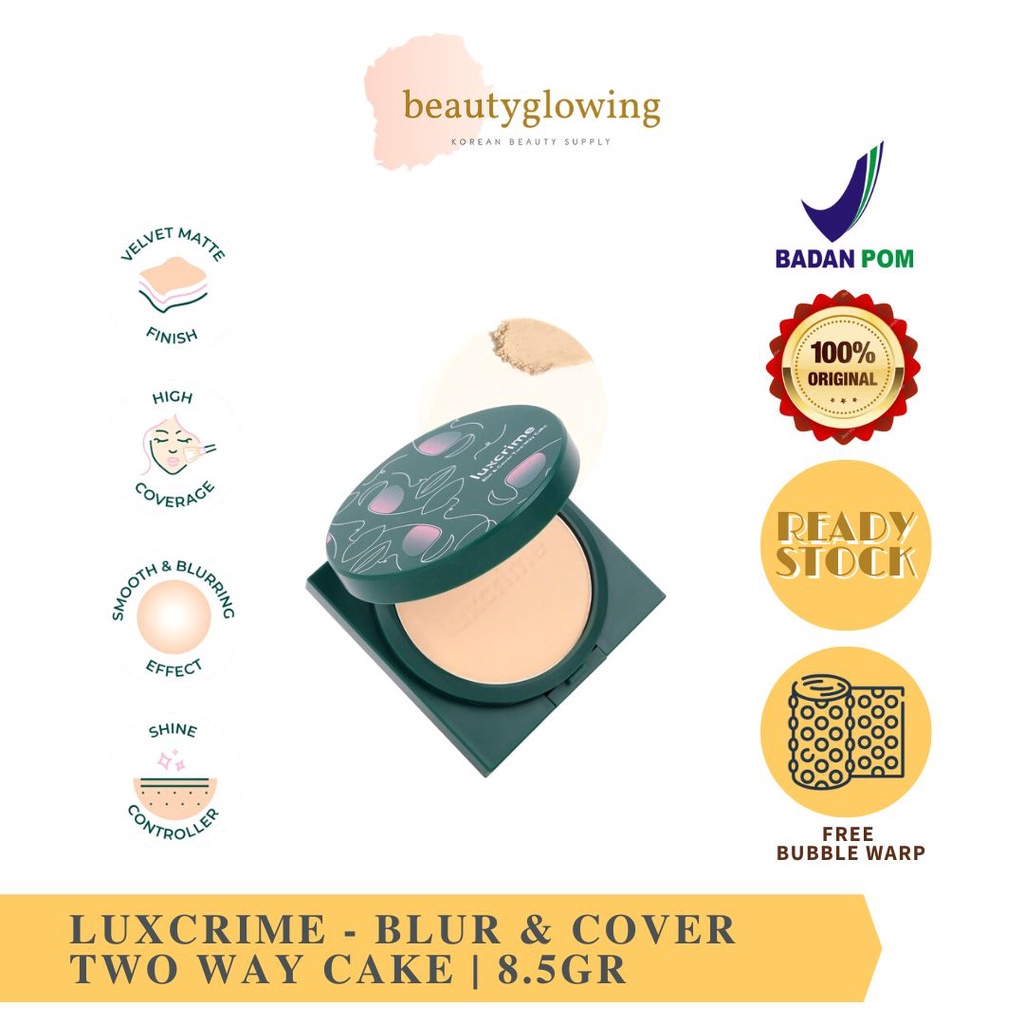 LUXCRIME Blur &amp; Cover Two Way Cake