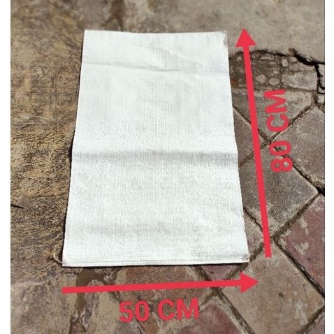 Karung plastik ukuran 80 X 50 cm tebal berkualitas