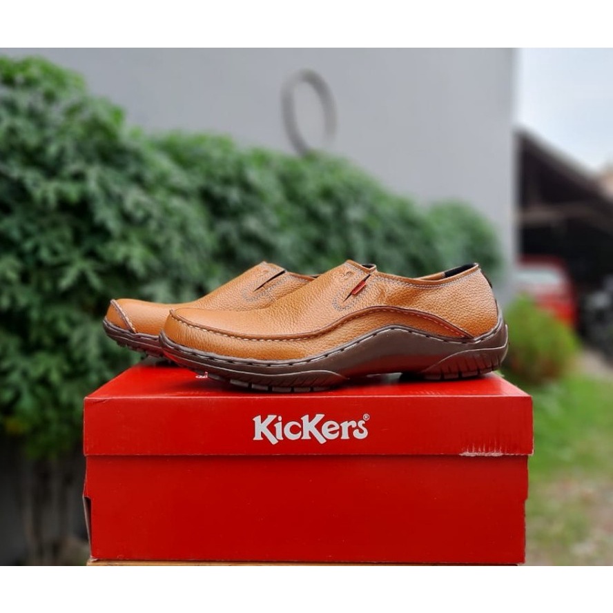 KICKERS 072 - Sepatu Pria Casual Pria Kickers Kulit Asli Sapi Original Sepatu Pria Dewasa Kulit Asli Murah