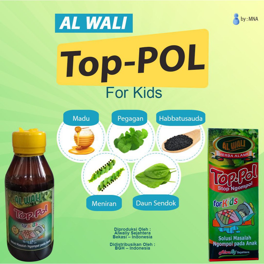 Madu Herbal Khusus Anak Ngompol Top Pol Al Waliy