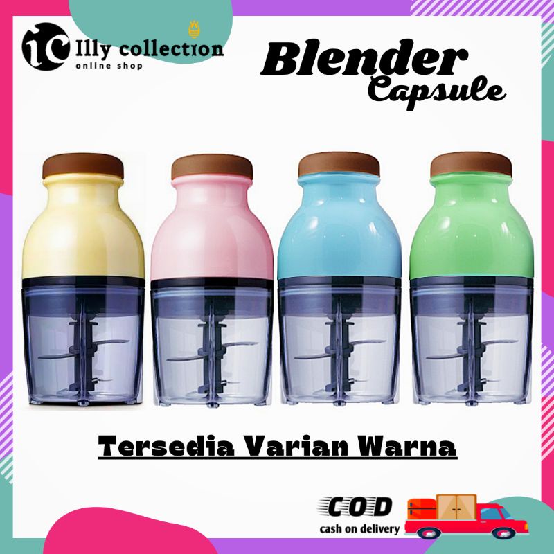 Blender Kapsul Cutter Quatre / Blender Portabel Bentuk capsule