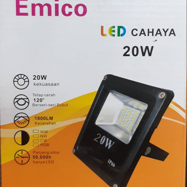Emico Lampu Sorot 20W